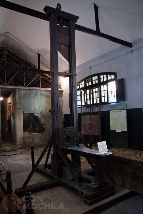 La guillotina francesa de la prisión