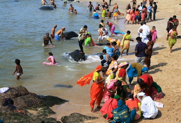Itinerario de viaje a India: Kanyakumari (en la playa)