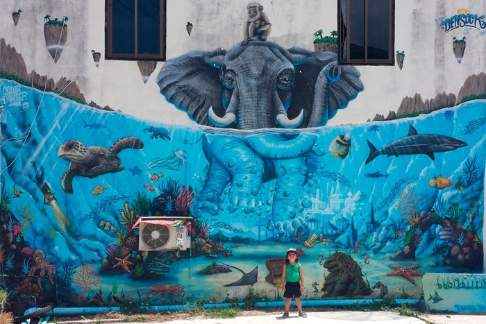 Itinerario de viaje a Tailandia: Street Art en Tongsala (Koh Phangan)
