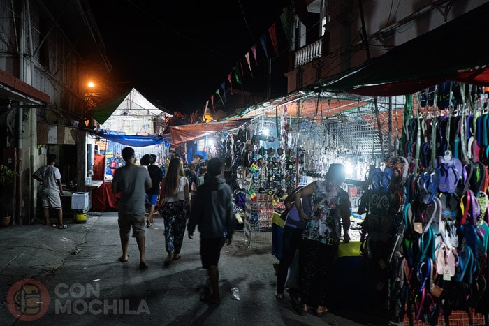 Mercado nocturno de Taal