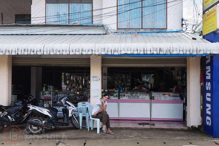 Tarjeta SIM con internet en Laos: La tienda en cuestión
