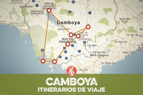 Itinerarios de viaje a CAMBOYA