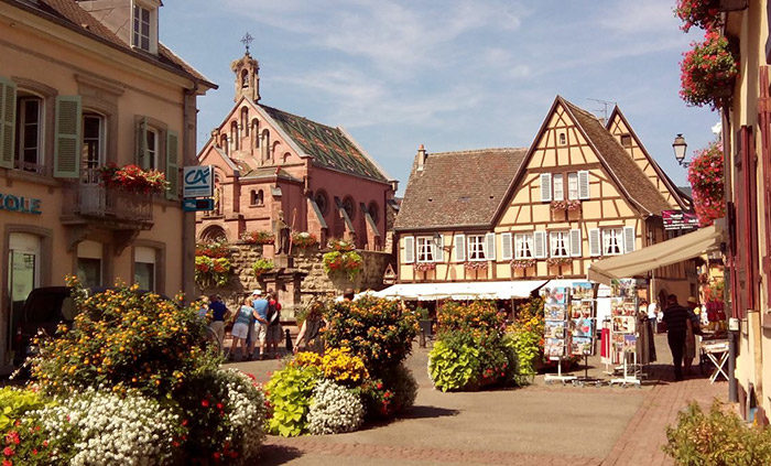 Itinerario de viaje a Alemania: Eguisheim (Alsacia francesa)