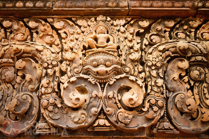 Otro relieve del Banteay Srei Temple