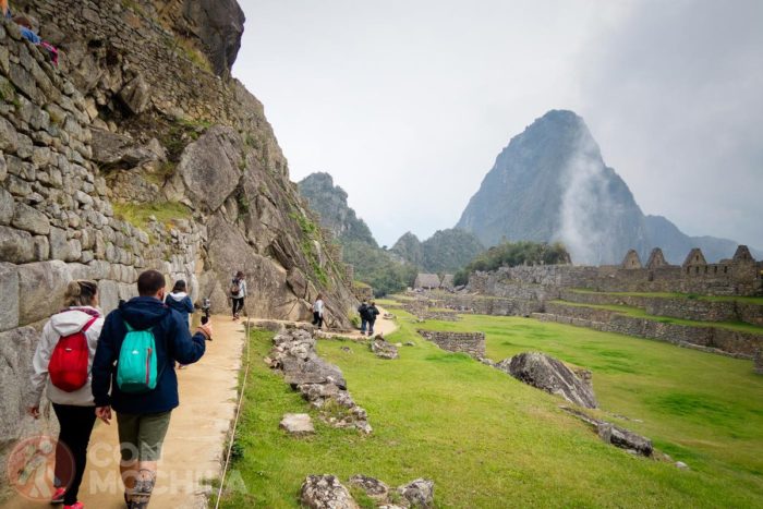 Turistas en el Machu Picchu
