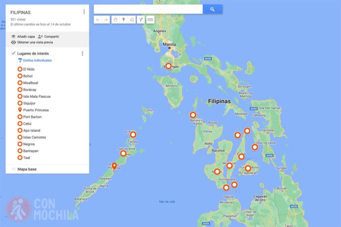 Mapa de Filipinas