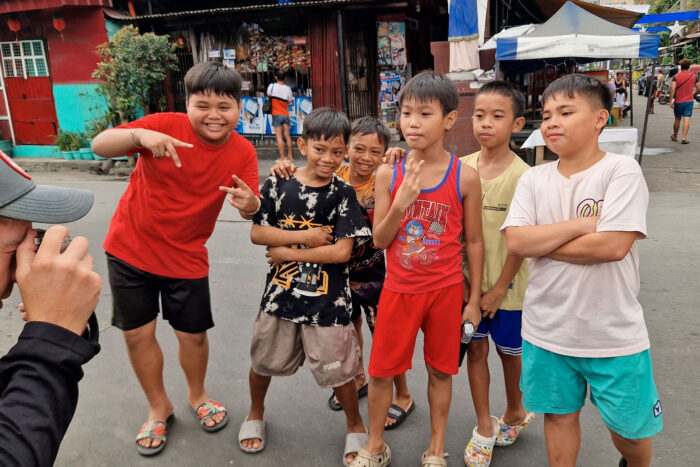 Niños filipinos